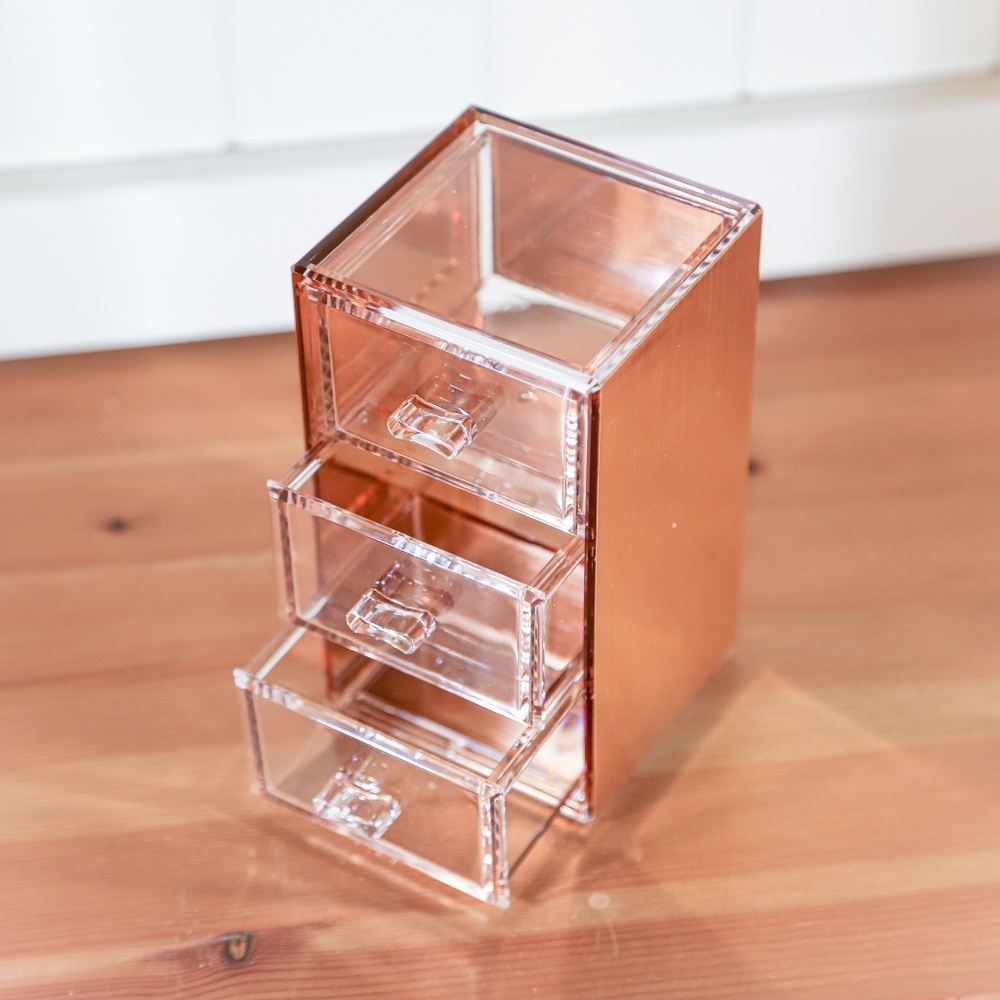 Rose Gold Beauty Container